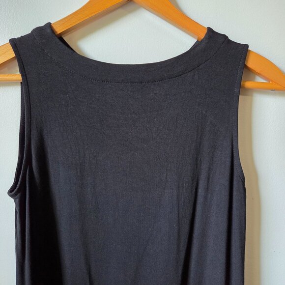 EUC J JILL BLACK BOATNECK LONG TANK TOP SIZE SMALL - Picture 7 of 12